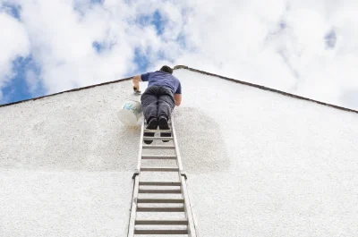 Peinture extérieure au Mesnil-Simon — façades et ravalement